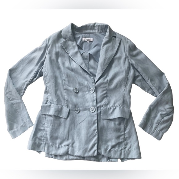 Rosetta Getty Collective Women's Double Breasted Pastel Blazer Office Workwear - Picture 1 of 8